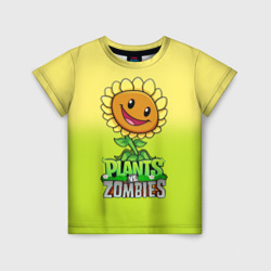 Детская футболка 3D Plants vs. Zombies - Подсолнух