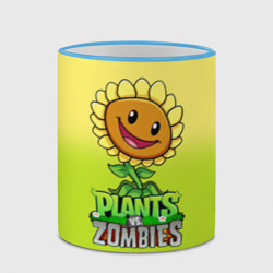 Кружка с полной запечаткой Plants vs. Zombies - Подсолнух - фото 2