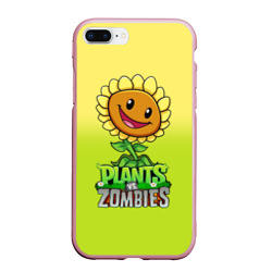Чехол для iPhone 7Plus/8 Plus матовый Plants vs. Zombies - Подсолнух
