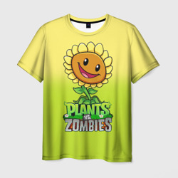 Мужская футболка 3D Plants vs. Zombies - Подсолнух