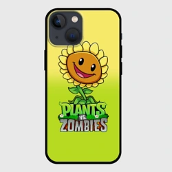 Чехол для iPhone 13 mini Plants vs. Zombies - Подсолнух
