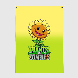 Постер Plants vs. Zombies - Подсолнух