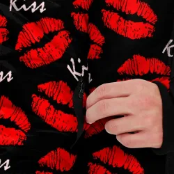 Мужская зимняя куртка 3D Kiss поцелуи - фото 6
