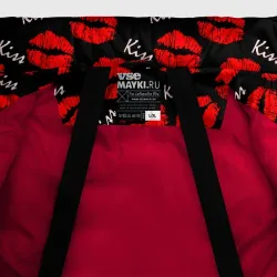 Мужская зимняя куртка 3D Kiss поцелуи - фото 7
