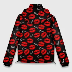 Мужская зимняя куртка 3D Kiss поцелуи - фото 2