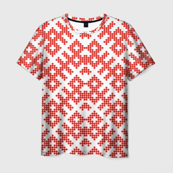 Мужская футболка 3D Славянский орнамент этнический узор
