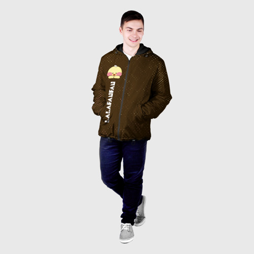Мужская куртка 3D с принтом LALAFANFAN - МИЛОТА / Потертости, фото на моделе #1