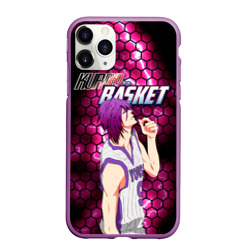 Чехол для iPhone 11 Pro Max матовый Kuroko no Basuke, Murasakibara Atsushi Ацуши Мурасакибара