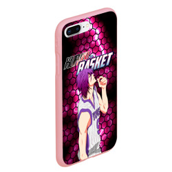 Чехол для iPhone 7Plus/8 Plus матовый Kuroko no Basuke, Murasakibara Atsushi Ацуши Мурасакибара - фото 2