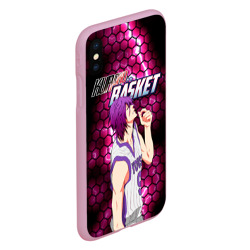 Чехол для iPhone XS Max матовый Kuroko no Basuke, Murasakibara Atsushi Ацуши Мурасакибара - фото 2