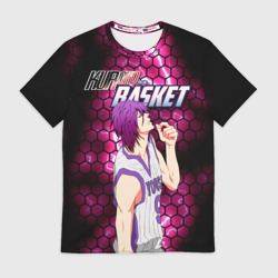 Мужская футболка 3D Kuroko no Basuke, Murasakibara Atsushi Ацуши Мурасакибара