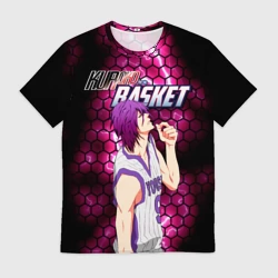 Мужская футболка 3D Kuroko no Basuke, Murasakibara Atsushi Ацуши Мурасакибара