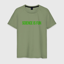Мужская футболка хлопок Science is fun
