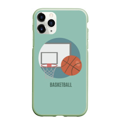 Чехол для iPhone 11 Pro матовый Basketball Спорт