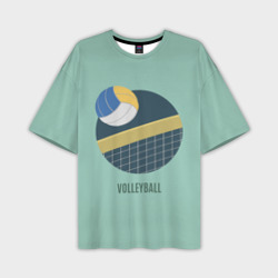 Мужская футболка oversize 3D Volleyball Спорт