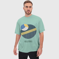 Мужская футболка oversize 3D Volleyball Спорт - фото 2