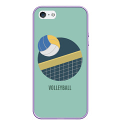 Чехол для iPhone 5/5S матовый Volleyball Спорт