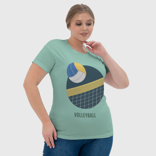 Женская футболка 3D Volleyball Спорт, цвет 3D печать - фото 6