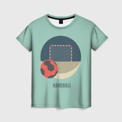 Handball Спорт – Женская футболка 3D с принтом купить со скидкой в -26%