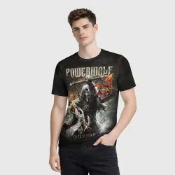 Мужская футболка 3D Powerwolf Call of the Wild - фото 2