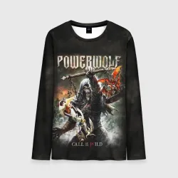 Мужской лонгслив 3D Powerwolf Call of the Wild