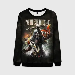 Мужской свитшот 3D Powerwolf Call of the Wild
