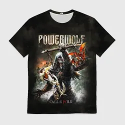 Мужская футболка 3D Powerwolf Call of the Wild