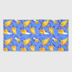Спелые бананы – Пляжное полотенце 3D с принтом купить со скидкой в -20%