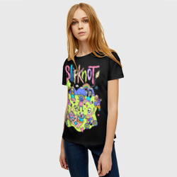 Женская футболка 3D Slipknot cuties - фото 2