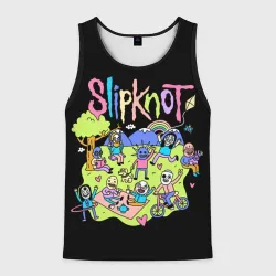 Мужская майка 3D Slipknot cuties