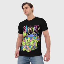 Мужская футболка 3D Slipknot cuties - фото 2