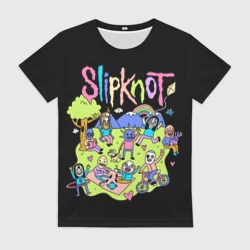 Женская футболка 3D Slipknot cuties