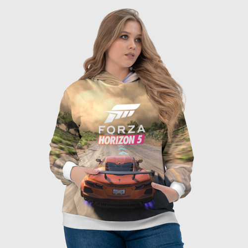 Женская толстовка 3D Forza Horizon 5 Игра, цвет 3D печать - фото 6