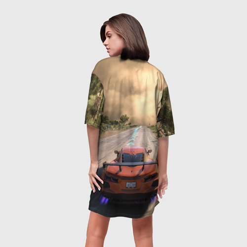 Платье-футболка 3D Forza Horizon 5 Игра, цвет 3D печать - фото 4