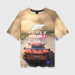 Женская футболка oversize 3D Forza Horizon 5 Игра