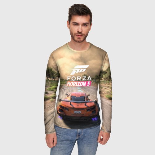 Мужской лонгслив 3D Forza Horizon 5 Игра, цвет 3D печать - фото 3