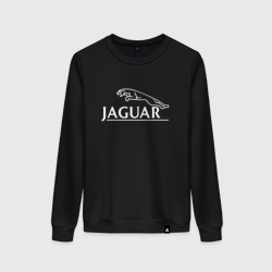 Женский свитшот хлопок Jaguar, Ягуар Логотип