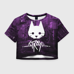 Женская футболка Crop-top 3D Stray игра