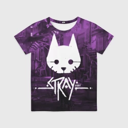 Детская футболка 3D Stray игра