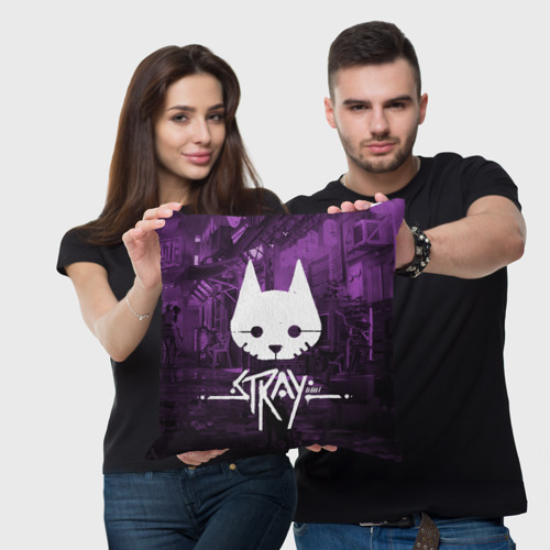 Подушка 3D Stray игра - фото 3