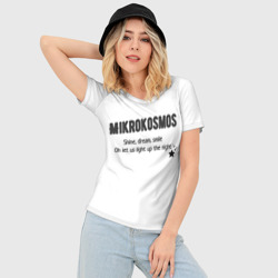 Женская футболка 3D Slim Mikrokosmos - фото 2