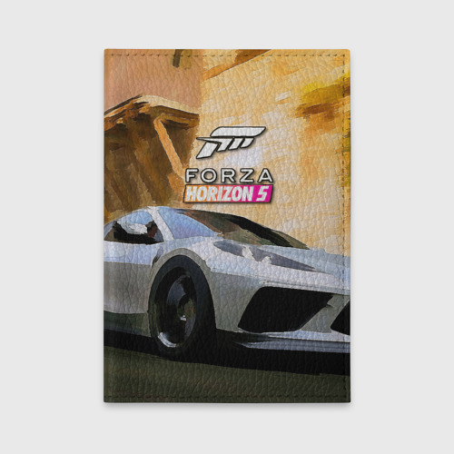 Обложка для автодокументов Игрище Forza Horizon 5, цвет бирюзовый