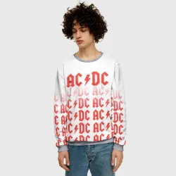 Мужской свитшот 3D Ac/dc Паттерн - фото 2