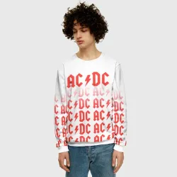 Мужской свитшот 3D Ac/dc Паттерн - фото 2