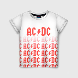 Детская футболка 3D Ac/dc Паттерн