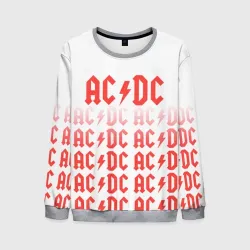 Мужской свитшот 3D Ac/dc Паттерн