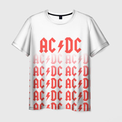 Мужская футболка 3D Ac/dc Паттерн