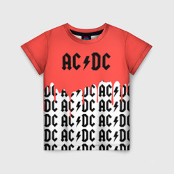 Детская футболка 3D Ac dc rock