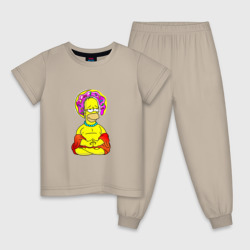 Детская пижама хлопок Гомер - бог пончиков