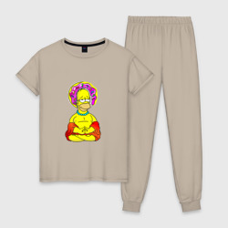 Женская пижама хлопок Гомер - бог пончиков
